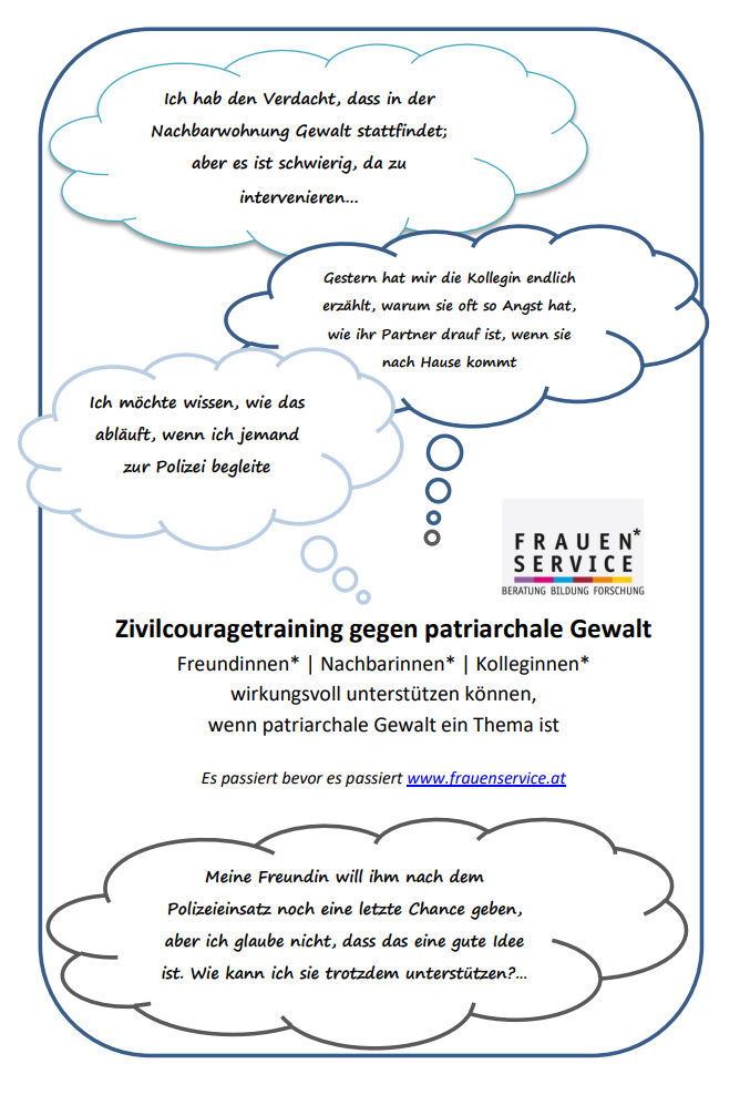 Download Flyer Zivilcouragetraining
