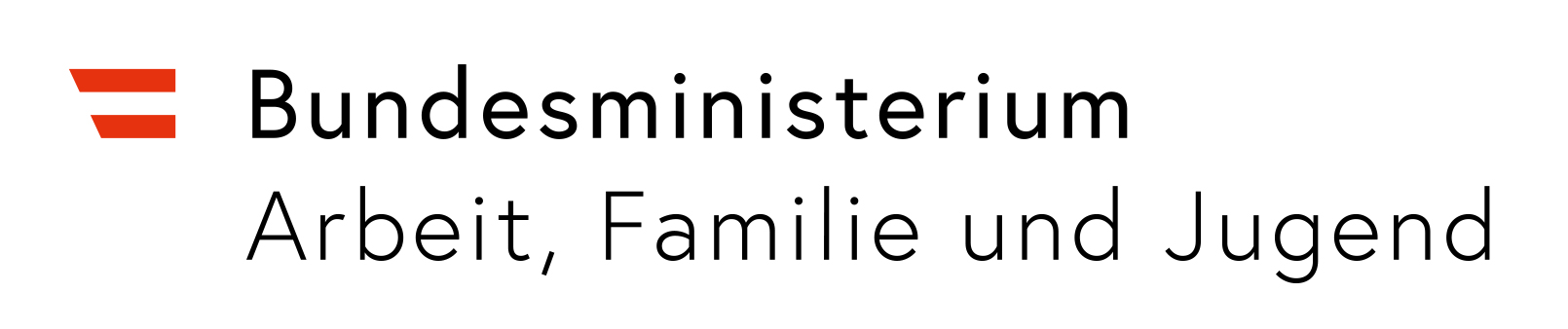 Logo des Bundesministeriums für Arbeit, Familie und Jugend Logo des Bundesministeriums für Arbeit, Familie und Jugend