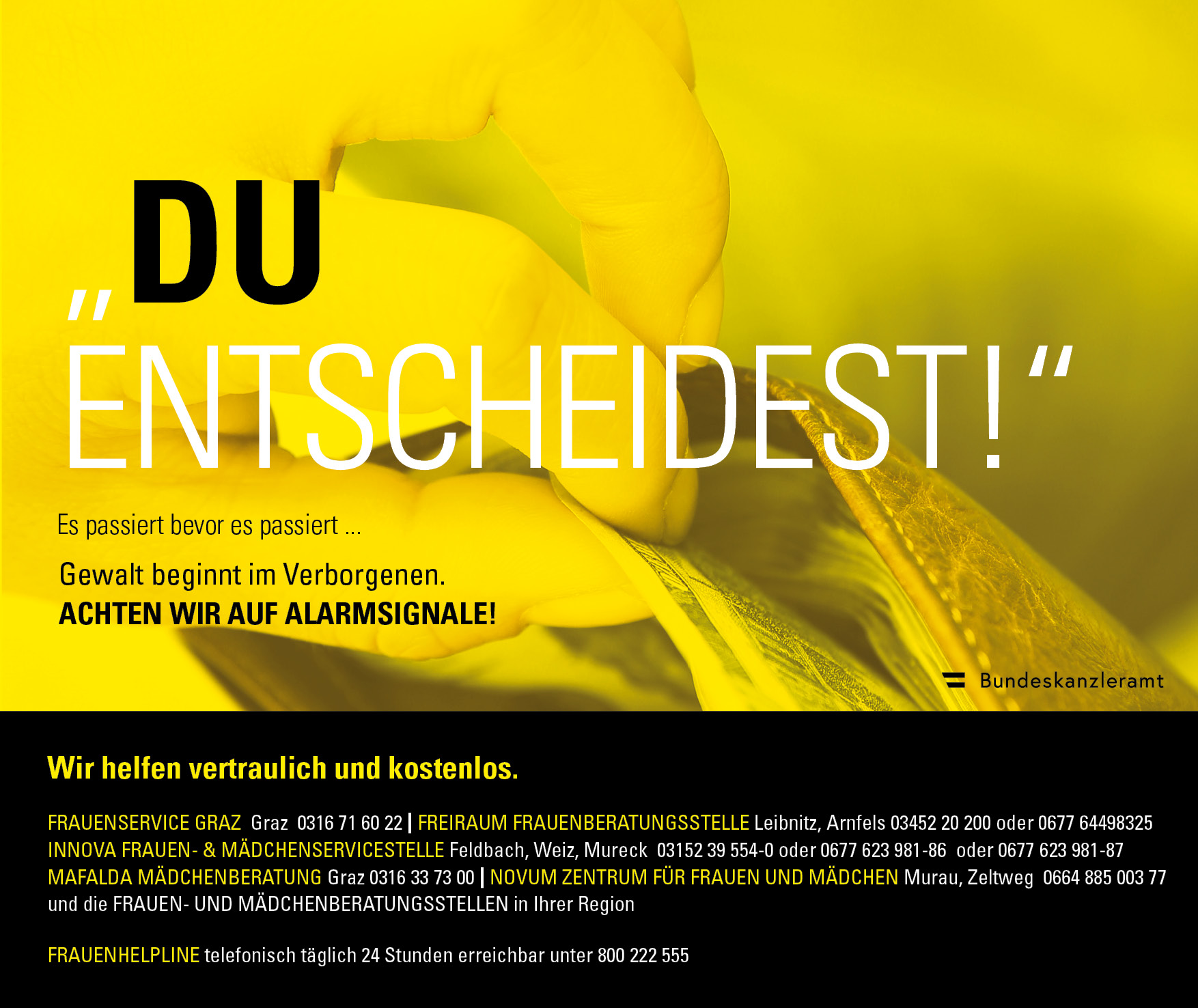 Du entscheidest